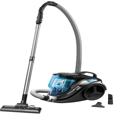 Afbeelding van Rowenta Stofzuiger Compact Power Cyclonic Vacuum Cleaner, geruisloos, 1,5 liter inhoud