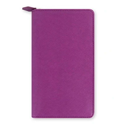 Afbeelding van Filofax Personal Compact Zip Saffiano organizer Framboos