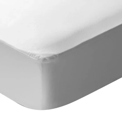 Afbeelding van Pikolin Home PP08 Matrasbeschermer, gebreid, 100% katoen, waterdicht en ademend, wit, bed 160 x 200 cm