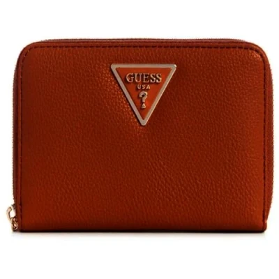 Afbeelding van Guess Laurel Logodreieck Portemonnee, Dames, Maat: One Size, Braun