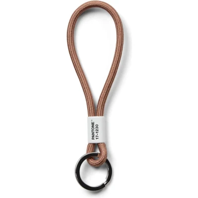 Afbeelding van Pantone Sleutelhanger Mocha Mousse 17 1230 COY2025 Keycord Klein by Copenhagen Design