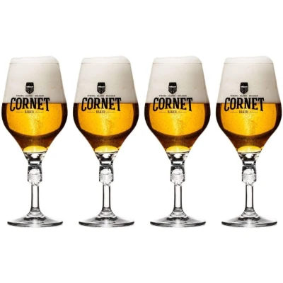 Afbeelding van Cornet Bierglas 330 ml 4 stuks