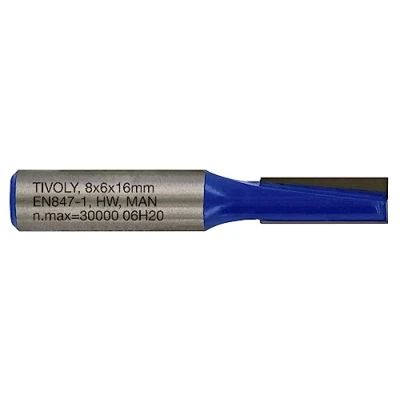 Afbeelding van Tivoly XT60642067834 Rechte bovenfrees 2 diamantgeslepen snijkanten Ø 6 mm
