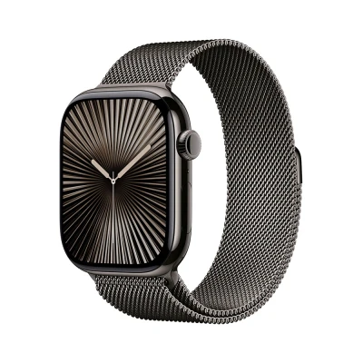 Afbeelding van Apple Watch S10 Cellular 46mm Slate Titanium Milanese Loop M/L (150 200mm)