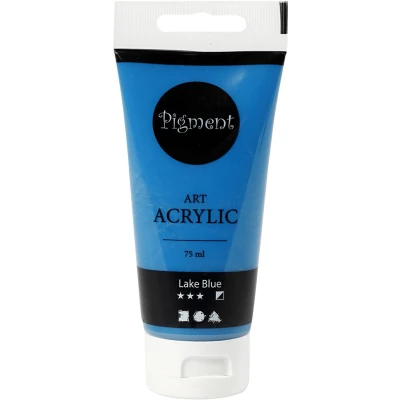 Afbeelding van Creativ Company Pigment Art Acrylverf Lake Blauw, 75ml