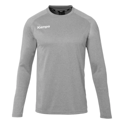 Afbeelding van Kempa Performance Longsleeve, Maat: Small, Dark grau melange