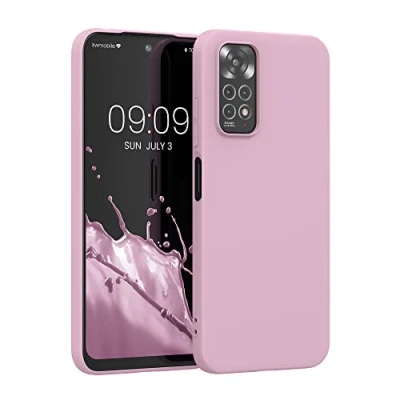 Afbeelding van kwmobile telefoonhoesje geschikt voor Xiaomi Redmi Note 11 / 11S Hoesje smartphone Back cover in oudroze