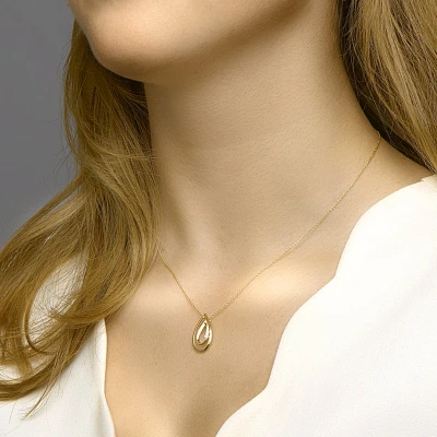 Afbeelding van Geelgouden Hanger diamant 0.040ct H SI 4022540