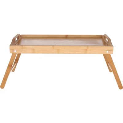 Afbeelding van Dienblad bamboe ontbijt op bed 50 x 30 cm