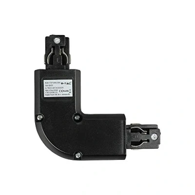 Afbeelding van V TAC LED Railverlichting Track Connector 4L IP20 Zwart