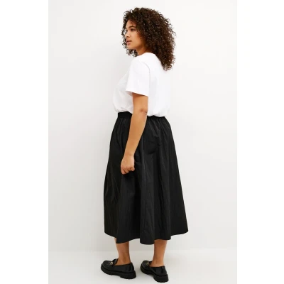 Afbeelding van Kaffe Curve Alijn rok, Dames, Maat: 52, Black deep