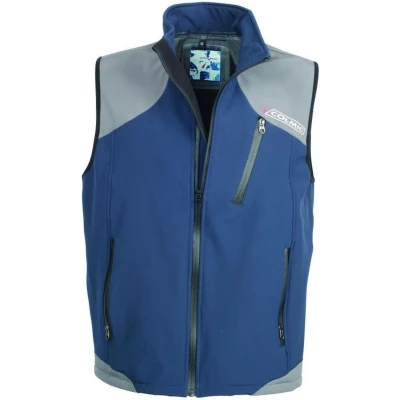 Afbeelding van Colmic Softshell Blue Grey Gillet Maat : large