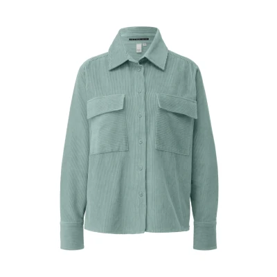 Afbeelding van QS Overhemdblouse, Dames, Maat: 32, Pastelltürkis