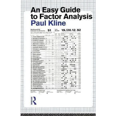 Afbeelding van An Easy Guide to Factor Analysis