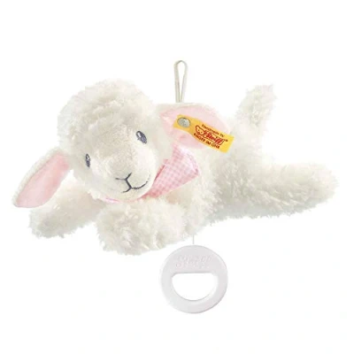 Afbeelding van Steiff TRÄUM SÜSS LAMM Spieluhr Knuffel voor kinderen, Maat: One Size, Rosa