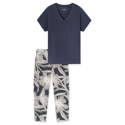 Afbeelding van Schiesser Selected SET Pyjama, Dames, Maat: XXL, Graphit