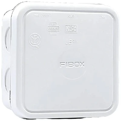 Afbeelding van Fibox JB 2,5 WH Aftakkast (l x b h) 90 49 mm Wit IP65 1 stuk(s)