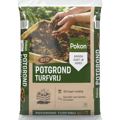 Afbeelding van Potgrond Pokon 10 liter (Universeel, Biologisch, RHP, MPS)