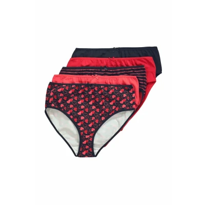 Afbeelding van Ulla Popken 5 PACK Slip, Dames, Maat: 42/44, Salsa