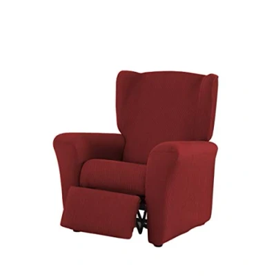 Afbeelding van Estoralis Berta moderne designer overtrek elastische stof model kleur rood voor relaxstoel van 70 tot 90 cm Sofa Cover