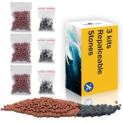 Afbeelding van Douchekop Kalkfilter 6 stuks Voor ionenfilters Infrarood mineraalballen (handdouche sproeien ionenfilters)