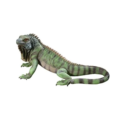Afbeelding van Design Toscano QL56991 Iggy the Iguana Garden Standbeeld, 56 cm, Polyresin, Full Color, Groen