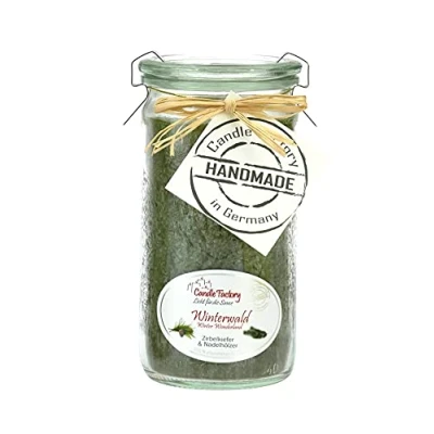 Afbeelding van Candle Factory Mini Jumbo kaarsen windlicht geur: winterbos 307 090