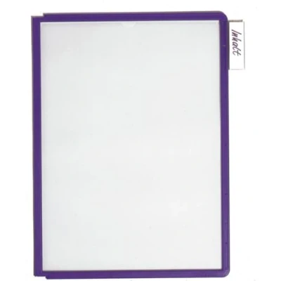 Afbeelding van Durable 560644 Zichtpaneel Sherpa A4, PP, 5 stuks, blauw violet