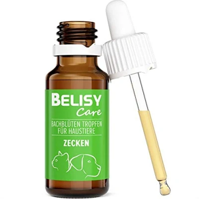 Afbeelding van BELISY Teken Bachbloesems druppels voor honden en katten speciale Bach bloesemmix volgens Dr. 20 ml