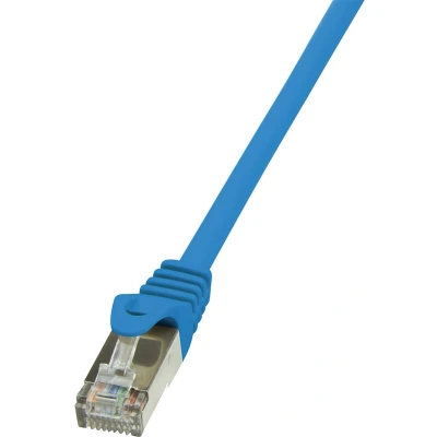 Afbeelding van LogiLink CP1096S RJ45 Netwerkkabel, patchkabel CAT 5e F/UTP 10.00 m Blauw Snagless 1 stuk(s)