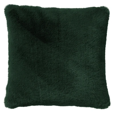 Afbeelding van Dutch Decor ZAYA Kussenhoes 45x45 cm bontlook effen kleur Mountain View donkergroen
