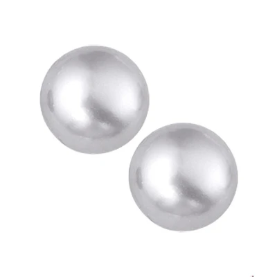 Afbeelding van Oorknoppen Parel Zilver Gerhodineerd Glanzend