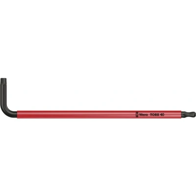 Afbeelding van Wera 05024358001 BlackLaser Multicolour Stiftsleutel met kogelkop Torx T40 x 132mm