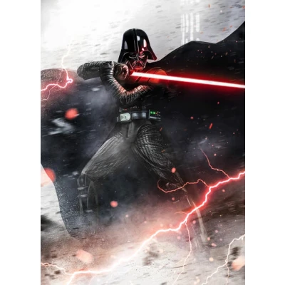 Afbeelding van Komar Vliesbehang Star Wars Vader Dark Forces 200x280 cm (breedte x hoogte)