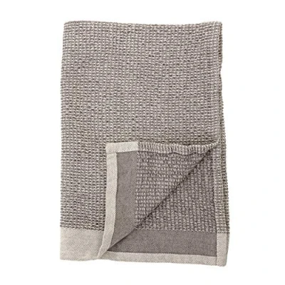 Afbeelding van Bloomingville Cotton Waffle Weave theedoeken, katoen, grijs, 2 stuks