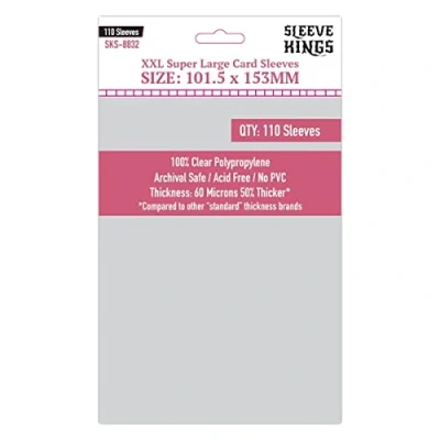 Afbeelding van Premium kaarthoezen XXL Super Large (101,5 mm x 153 mm) 110 mouwen per verpakking