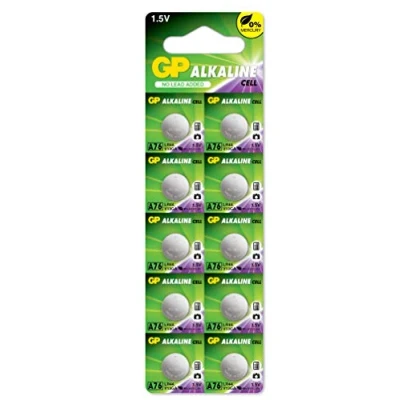 Afbeelding van GP Extra LR44 knoopcellen AG13 10 stuks Alkalinebatterijen LR 44 / A76