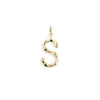 Afbeelding van Singularu Letter XL Hanger, Dames, Maat: One Size, Letra s oro