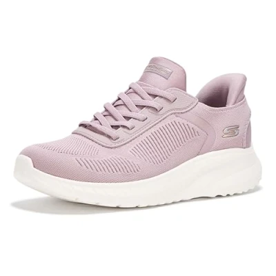 Afbeelding van Skechers Dames Bobs Squad Chaos Current Muse Sneaker, Lavendel, 6.5 UK Wide