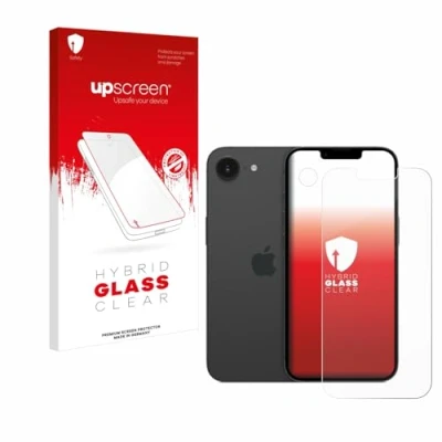 Afbeelding van upscreen Screenprotector voor Apple iPhone 16e (Voor+Camera) Folie Beschermfolie Beschermglas transparant