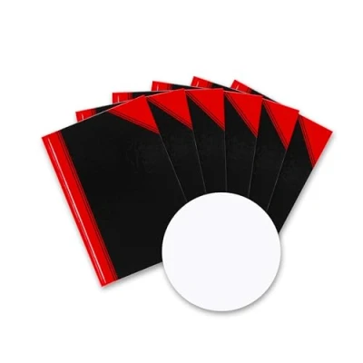 Afbeelding van Bantex notitieboek A6 blanco, 96 vellen, 70 g/m², zwart, 6 stuks