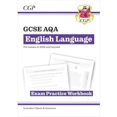 Afbeelding van GCSE English Language AQA Exam Practice Workbook includes Answers and Videos