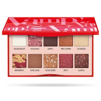 Afbeelding van PUPA Milano Vamp! Scented Palette oogschaduw 10 kleuren 001 Irriverent Red