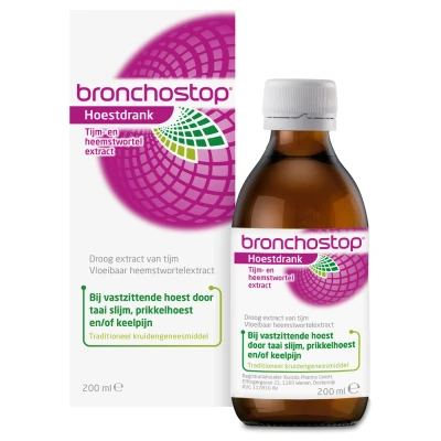 Afbeelding van Bronchostop Hoestdrank 200ML