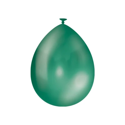 Afbeelding van Donkergroene Metallic ballonnen 30cm 10, 25, 50 of 100 stuks