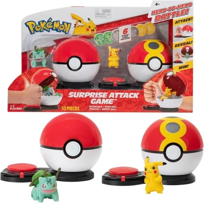Afbeelding van Pokemon Surprise Attack Game Bulbasaur &amp; Pikachu