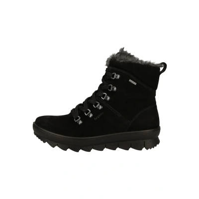 Afbeelding van Legero Snowboots Schwarz (schwarz), Dames, Maat: 36, (schwarz) Veloursleer