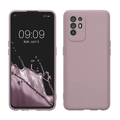 Afbeelding van kwmobile telefoonhoesje geschikt voor Oppo A94 (5G) Hoesje smartphone Precisie camera uitsnede TPU back cover in mauve
