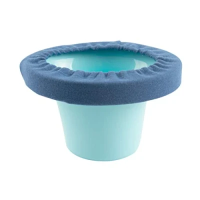 Afbeelding van Popolini Potty Cover potje bekleding van wol (blauw)