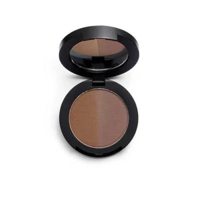 Afbeelding van Makeup Revolution, Wenkbrauwpoeder, Duo Wenkbrauwpoeder Ebony